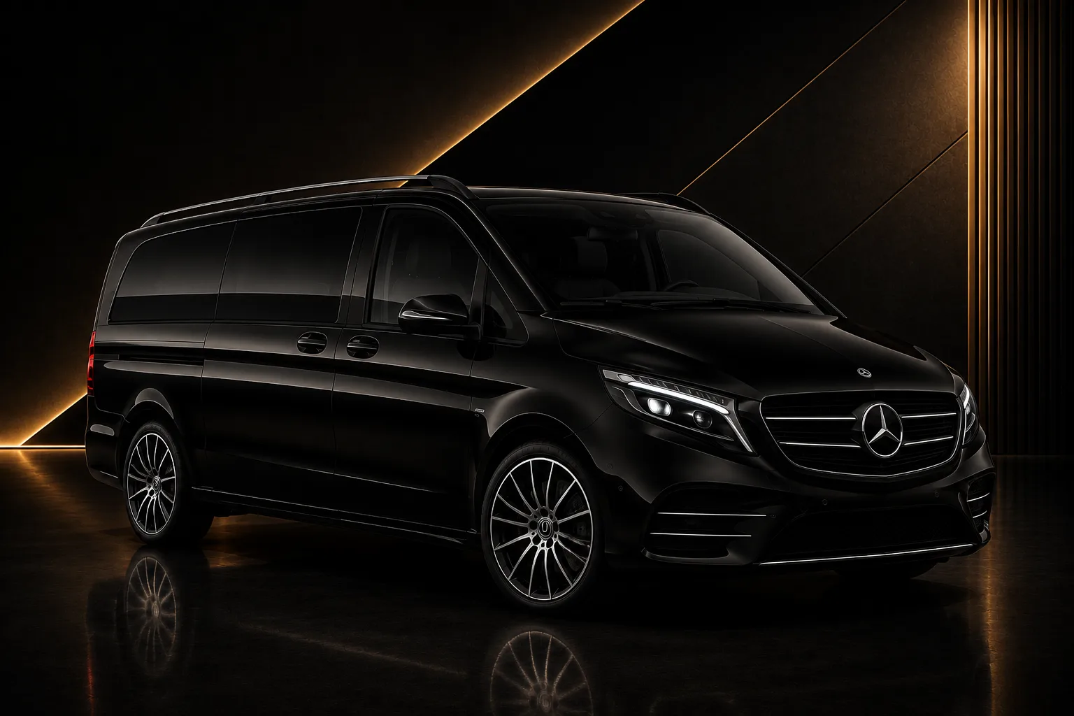 Mercedes V-Class for group airport transfers