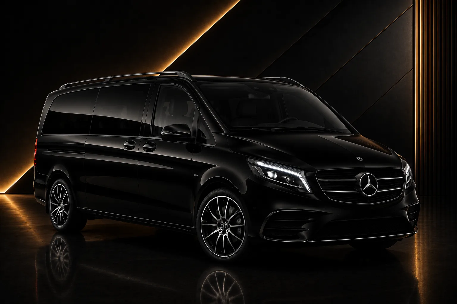 Mercedes V-Class eight seater for group airport transfers